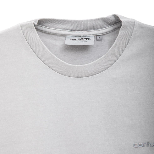 Carhartt WIP S/S Duster Script T-Shirt Basalt Garment Dyed I033622 Degli Uberti